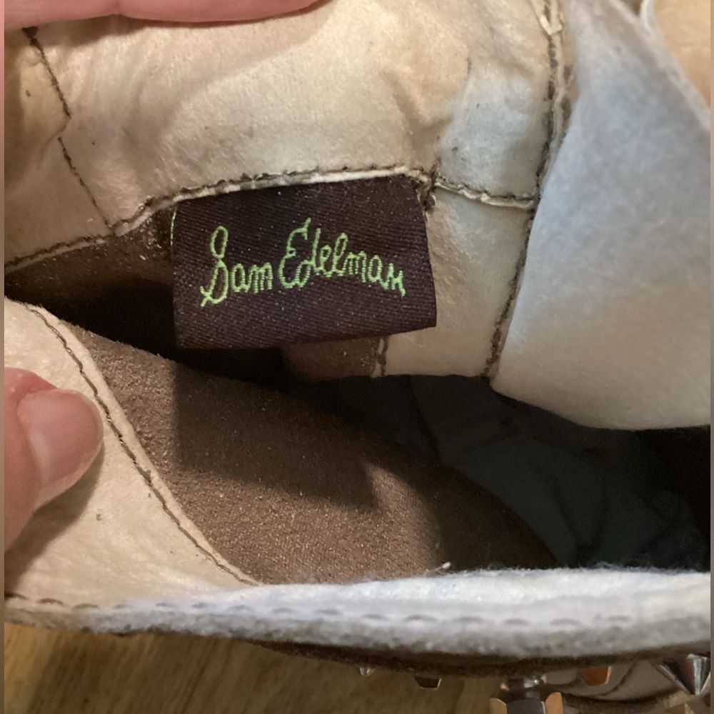 Sam Edelman Adele Bots Women’s 6 Tan Leather Dist… - image 5